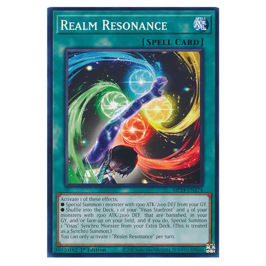 Realm Resonance MP24-EN374 card from the Yu-Gi-Oh! set Dueling Mirrors