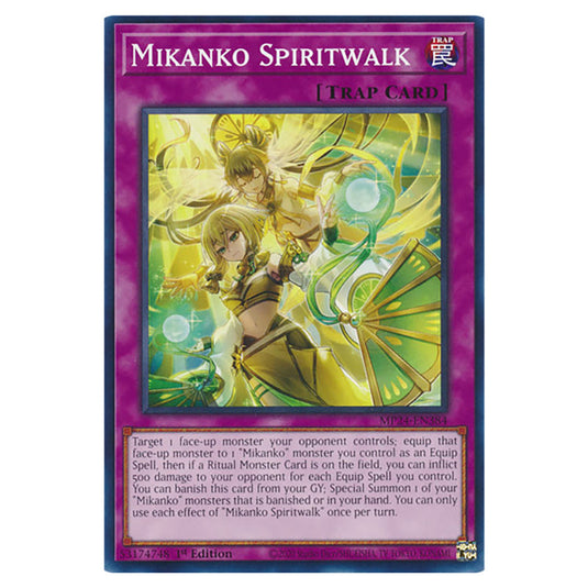 Mikanko Spiritwalk MP24-EN384 card from the Yu-Gi-Oh! set Dueling Mirrors