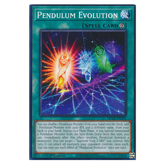 Pendulum Evolution MP24-EN392 card from the Yu-Gi-Oh! set Dueling Mirrors