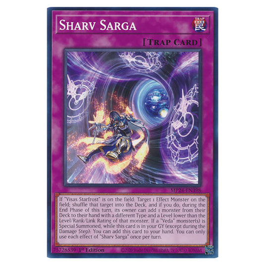 Sharv Sarga MP24-EN398 card from the Yu-Gi-Oh! set Dueling Mirrors