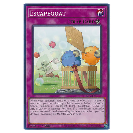 Escapegoat MP24-EN400 card from the Yu-Gi-Oh! set Dueling Mirrors