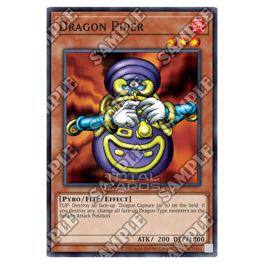 Yu-Gi-Oh! - Metal Raiders - 25th Anniversary Reprint - Dragon Piper (Common) MRD-25-EN067