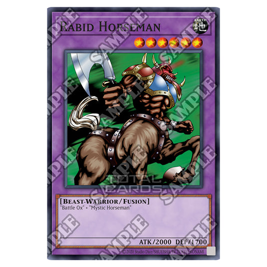 Yu-Gi-Oh! - Metal Raiders - 25th Anniversary Reprint - Rabid Horseman (Common) MRD-25-EN077