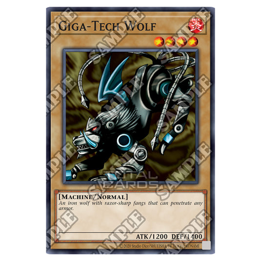 Yu-Gi-Oh! - Metal Raiders - 25th Anniversary Reprint - Giga-Tech Wolf (Common) MRD-25-EN096