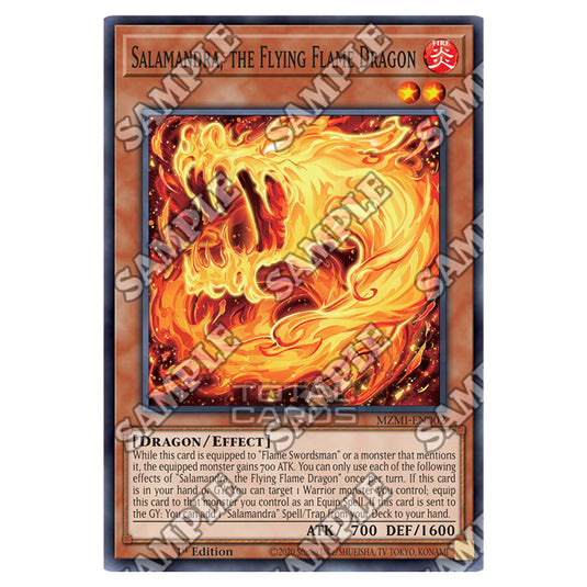 Yu-Gi-Oh! - Maze of Millennia - Salamandra, the Flying Flame Dragon (Super Rare) MZMI-EN002