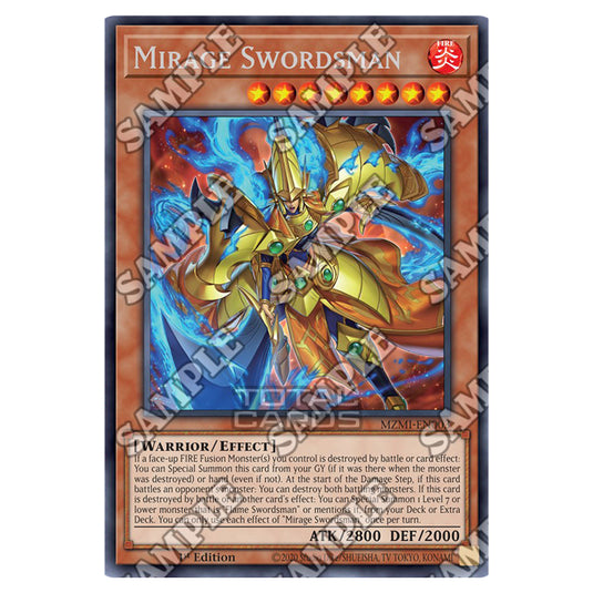 Yu-Gi-Oh! - Maze of Millennia - Mirage Swordsman (Rare) MZMI-EN003