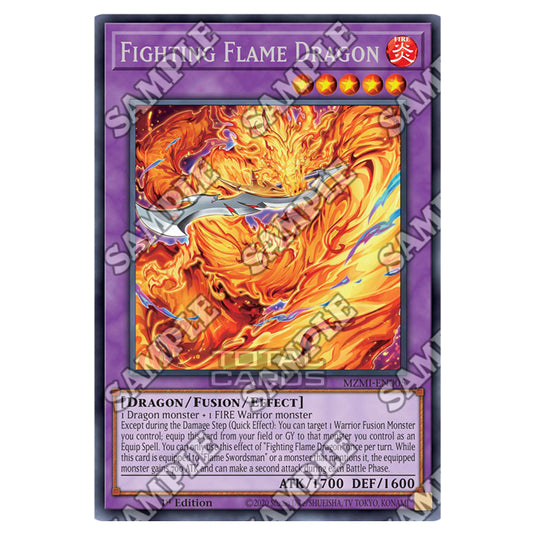 Yu-Gi-Oh! - Maze of Millennia - Fighting Flame Dragon (Rare) MZMI-EN005