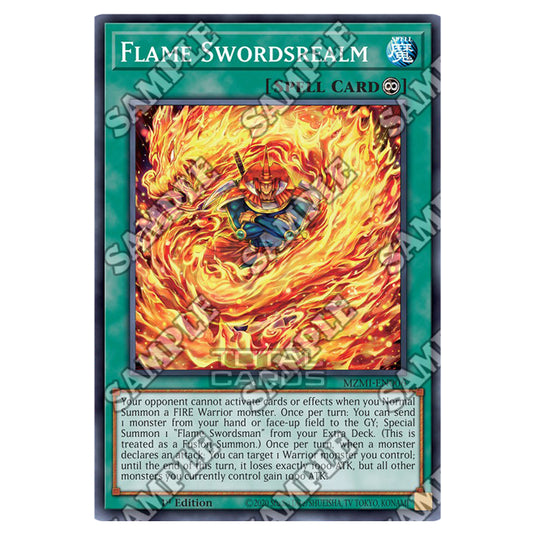 Yu-Gi-Oh! - Maze of Millennia - Flame Swordsrealm (Super Rare) MZMI-EN006