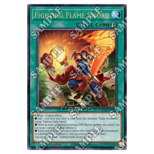 Yu-Gi-Oh! - Maze of Millennia - Fighting Flame Sword (Ultra Rare) MZMI-EN008