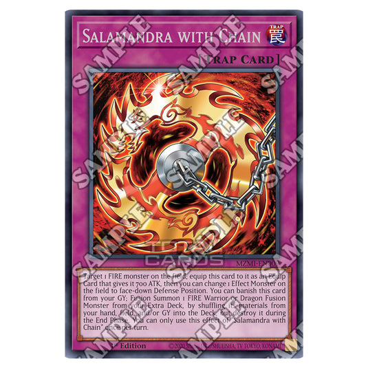 Yu-Gi-Oh! - Maze of Millennia - Salamandra with Chain (Rare) MZMI-EN009