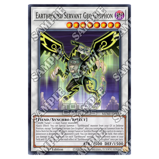 Yu-Gi-Oh! - Maze of Millennia - Earthbound Servant Geo Gryphon (Super Rare) MZMI-EN033