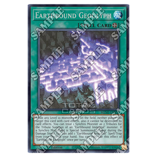 Yu-Gi-Oh! - Maze of Millennia - Earthbound Geoglyph (Rare) MZMI-EN052