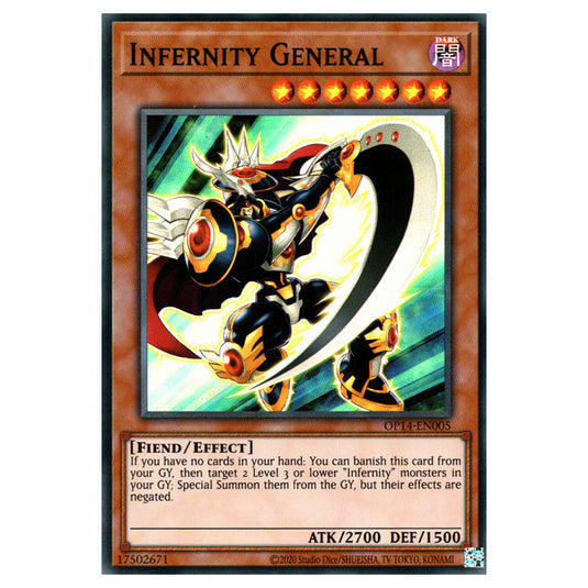 Yu-Gi-Oh! - OTS Tournament Pack 14 - Infernity General (Super Rare) OP14-EN005