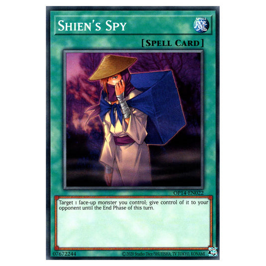 Yu-Gi-Oh! - OTS Tournament Pack 14 - Shien's Spy (Common) OP14-EN022