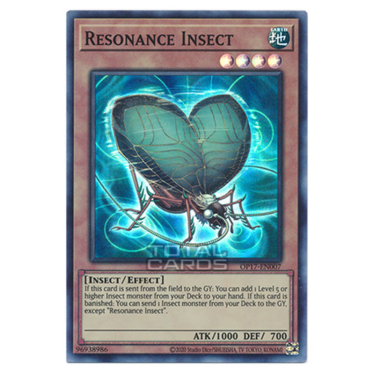 Yu-Gi-Oh! - OTS Tournament Pack 17 - Resonance Insect (Super Rare) OP17-EN007