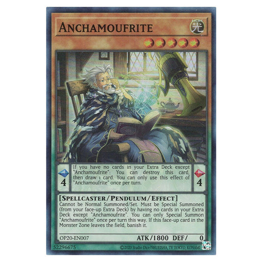 Anchamoufrite OP20-EN007 card from the Yu-Gi-Oh! set OTS Tournament Pack 20