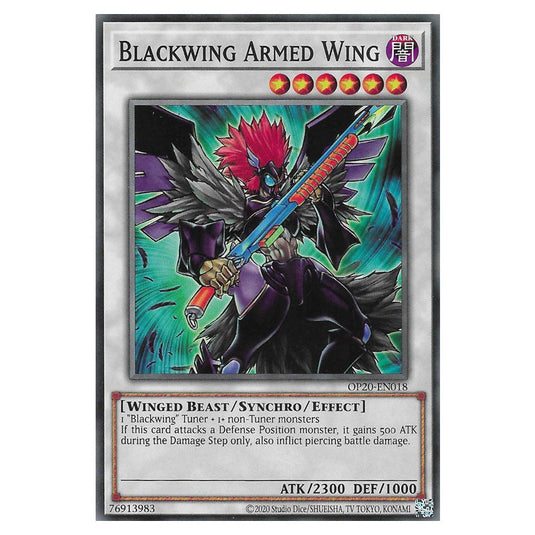 Yu-Gi-Oh! - OTS Tournament Pack 20 - Blackwing Armed Wing (Common) OP2 Yu-Gi-Oh! - OTS Tournament Pack 20 - Blackwing Armed Wing (Common) OP2