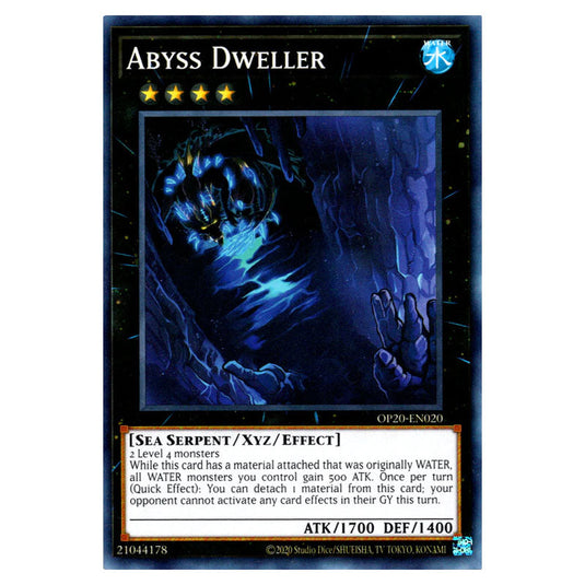 Abyss Dweller OP20-EN020 card from the Yu-Gi-Oh! set OTS Tournament Pack 20