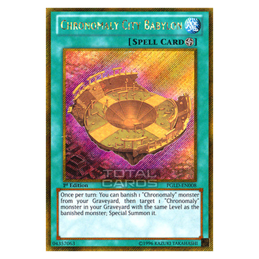 Yu-Gi-Oh! - Premium Gold - Chronomaly City Babylon (Gold Secret Rare) PGLD-EN008