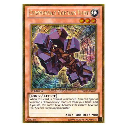 Yu-Gi-Oh! - Premium Gold - Chronomaly Gordian Knot (Gold Secret Rare) PGLD-EN010