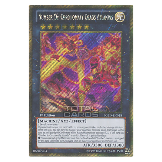 Yu-Gi-Oh! - Premium Gold - Number C6: Chronomaly Chaos Atlandis (Gold Secret Rare) PGLD-EN018