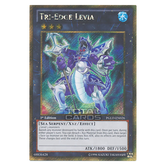 Yu-Gi-Oh! - Premium Gold - Tri-Edge Levia (Gold Secret Rare) PGLD-EN026