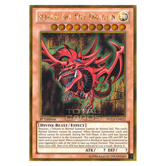 Yu-Gi-Oh! - Premium Gold - Slifer the Sky Dragon (Gold Secret Rare) PGLD-EN032