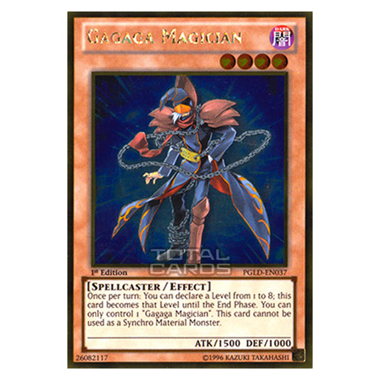 Yu-Gi-Oh! - Premium Gold - Gagaga Magician (Gold Rare) PGLD-EN037