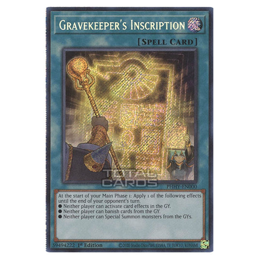 Yu-Gi-Oh! - Photon Hypernova - Gravekeeper's Inscription (Secret Rare) Yu-Gi-Oh! - Photon Hypernova - Gravekeeper's Inscription (Secret Rare)