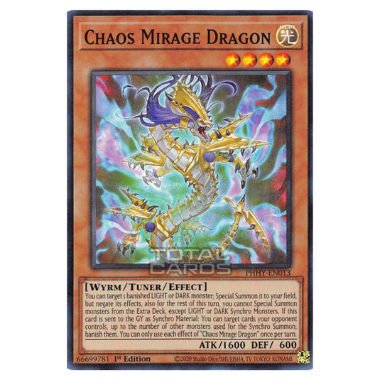 Yu-Gi-Oh! - Photon Hypernova - Chaos Mirage Dragon (Super Rare) PHHY-EN013