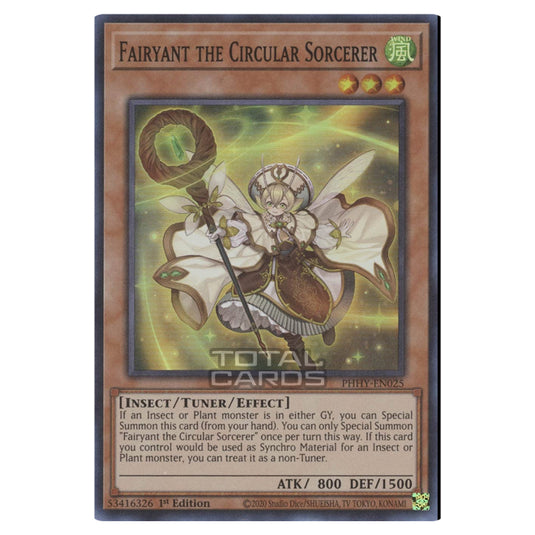 Yu-Gi-Oh! - Photon Hypernova - Fairyant the Circular Sorcerer (Super Rare) PHHY-EN025