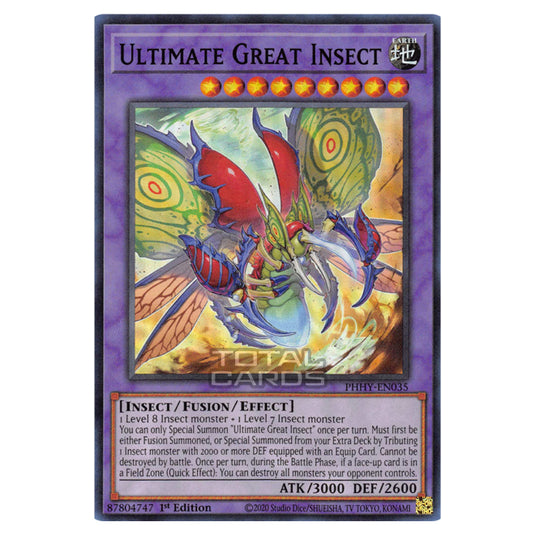 Yu-Gi-Oh! - Photon Hypernova - Ultimate Great Insect (Super Rare) PHHY-EN035