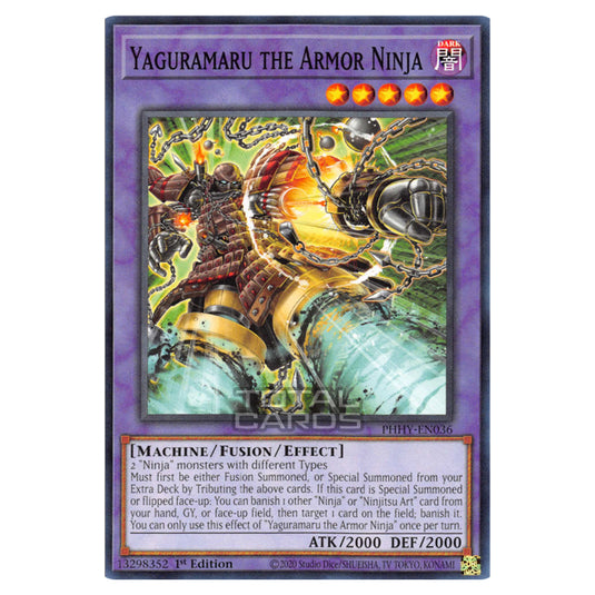 Yu-Gi-Oh! - Photon Hypernova - Yaguramaru the Armor Ninja (Common) PHHY-EN036