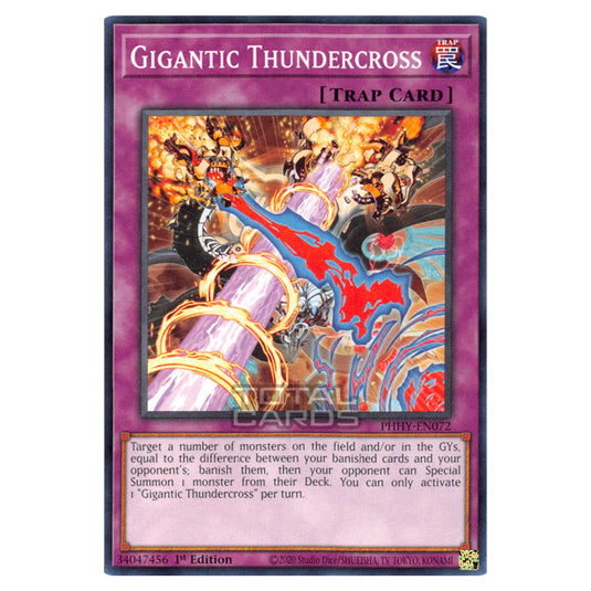 Yu-Gi-Oh! - Photon Hypernova - Gigantic Thundercross (Common) PHHY-EN072