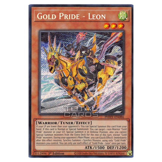Yu-Gi-Oh! - Photon Hypernova - Gold Pride - Leon (Secret Rare) PHHY-EN086