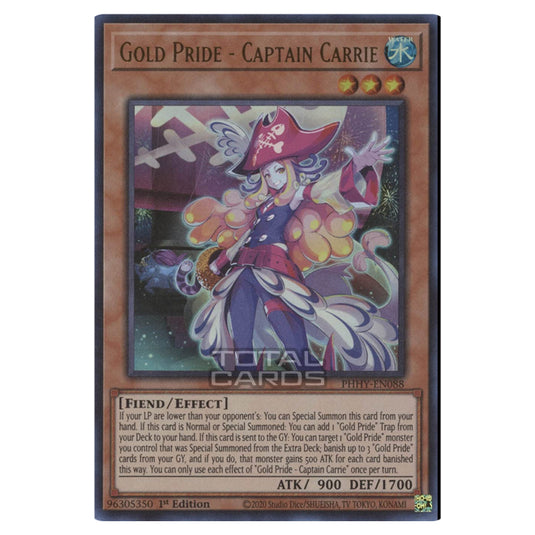 Yu-Gi-Oh! - Photon Hypernova - Gold Pride - Captain Carrie (Ultra Rare) PHHY-EN088