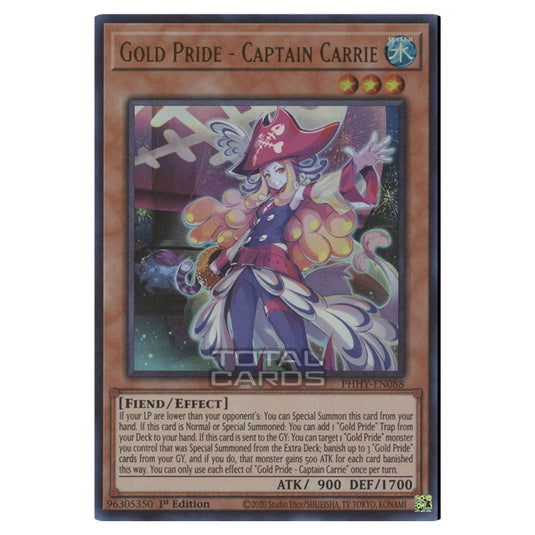 Yu-Gi-Oh! - Photon Hypernova - Gold Pride - Captain Carrie (Ultra Rare Yu-Gi-Oh! - Photon Hypernova - Gold Pride - Captain Carrie (Ultra Rare