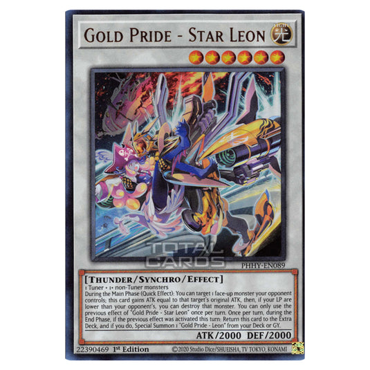 Yu-Gi-Oh! - Photon Hypernova - Gold Pride - Star Leon (Ultra Rare) PHHY-EN089