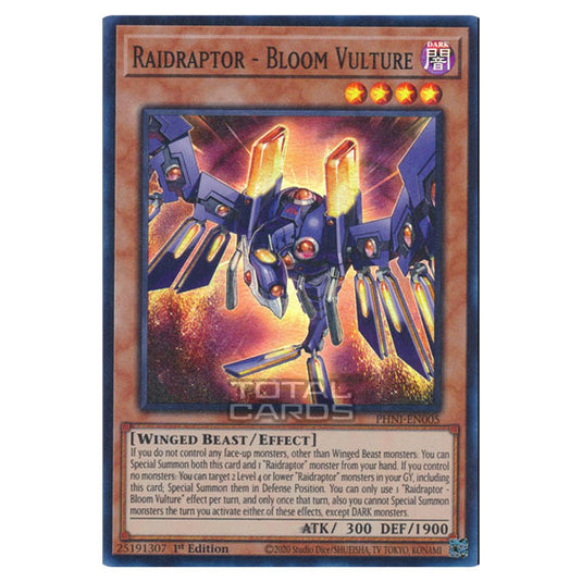 Yu-Gi-Oh! - Phantom Nightmare - Raidraptor - Bloom Vulture (Super Rare) PHNI-EN005