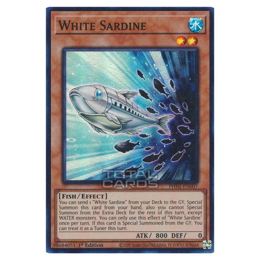 Yu-Gi-Oh! - Phantom Nightmare - White Sardine (Super Rare) PHNI-EN007