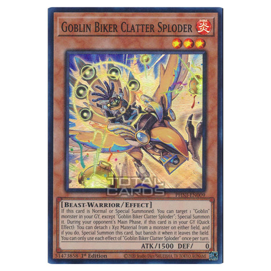 Yu-Gi-Oh! - Phantom Nightmare - Goblin Biker Clatter Sploder (Super Rare) PHNI-EN009