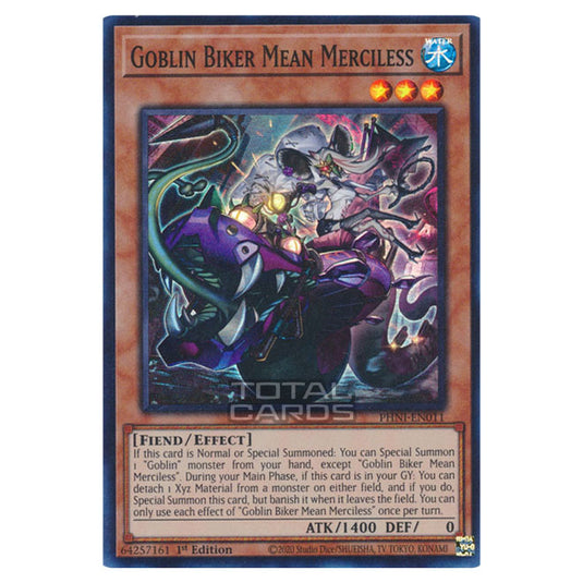 Yu-Gi-Oh! - Phantom Nightmare - Goblin Biker Mean Merciless (Super Rar Yu-Gi-Oh! - Phantom Nightmare - Goblin Biker Mean Merciless (Super Rar