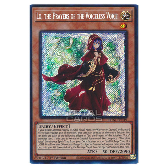 Yu-Gi-Oh! - Phantom Nightmare - Lo, the Prayers of the Voiceless Voice (Quarter Century Secret Rare) PHNI-EN019a