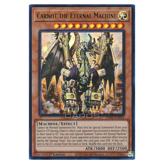 Yu-Gi-Oh! - Phantom Nightmare - Carnot the Eternal Machine (Quarter Century Secret Rare) PHNI-EN024a