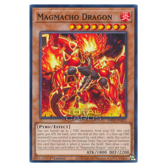 Yu-Gi-Oh! - Phantom Nightmare - Magmacho Dragon (Common) PHNI-EN025