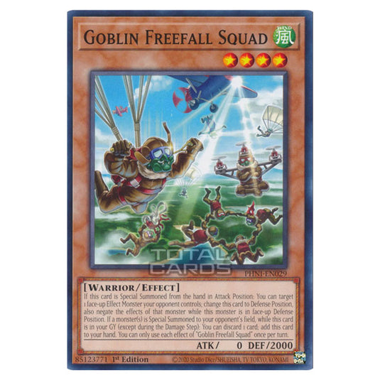 Yu-Gi-Oh! - Phantom Nightmare - Goblin Freefall Squad (Common) PHNI-EN029