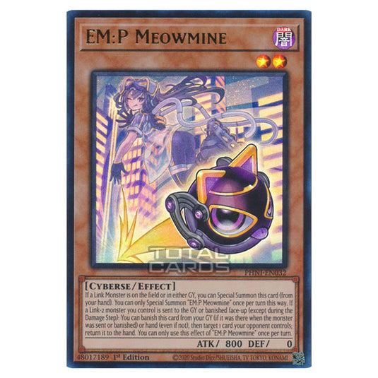 Yu-Gi-Oh! - Phantom Nightmare - EM:P Meowmine (Ultra Rare) PHNI-EN032