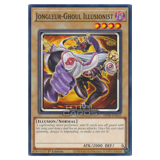 Yu-Gi-Oh! - Phantom Nightmare - Jongleur-Ghoul Illusionist (Common) PHNI-EN035