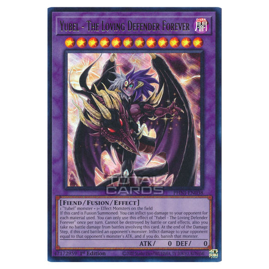 Yu-Gi-Oh! - Phantom Nightmare - Yubel - The Loving Defender Forever (Quarter Century Secret Rare) PHNI-EN038a