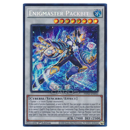 Yu-Gi-Oh! - Phantom Nightmare - Enigmaster Packbit (Quarter Century Secret Rare) PHNI-EN042a